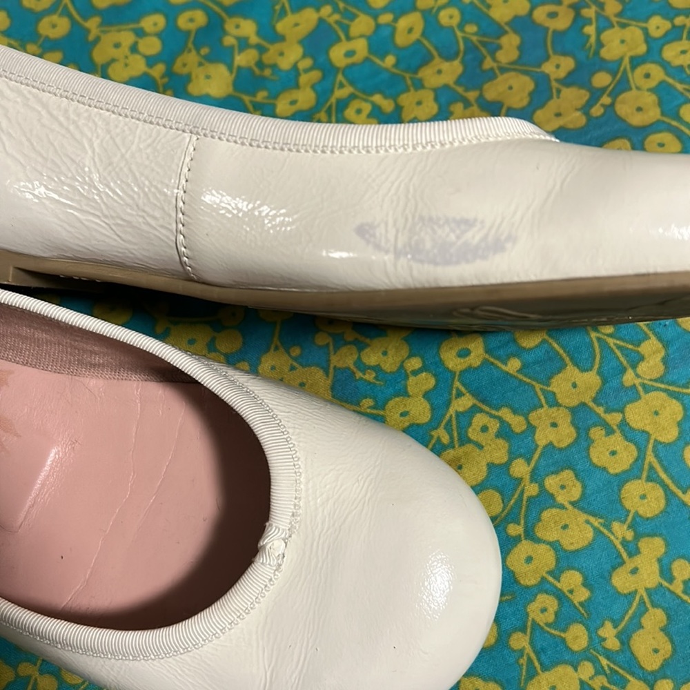 Pretty ballerinas white Rosario - Picture 3 of 16